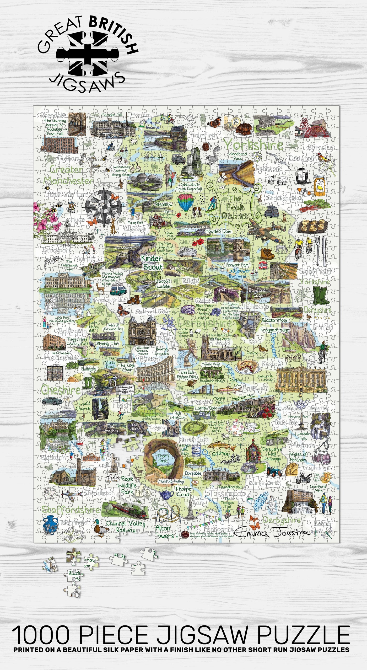 Emma Joustra 1000 piece Jigsaw Puzzle - Peak District