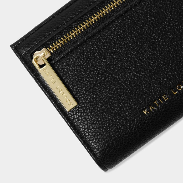 Katie Loxton Jayde Zip Small Purse - Black