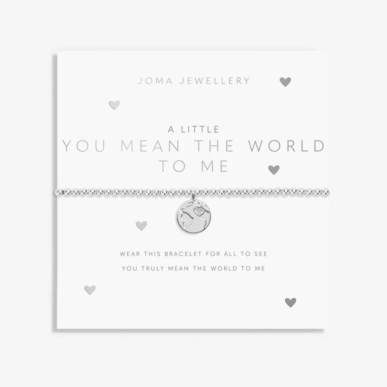 Joma Jewellery - 'A Little You Mean the World to Me' Bracelet