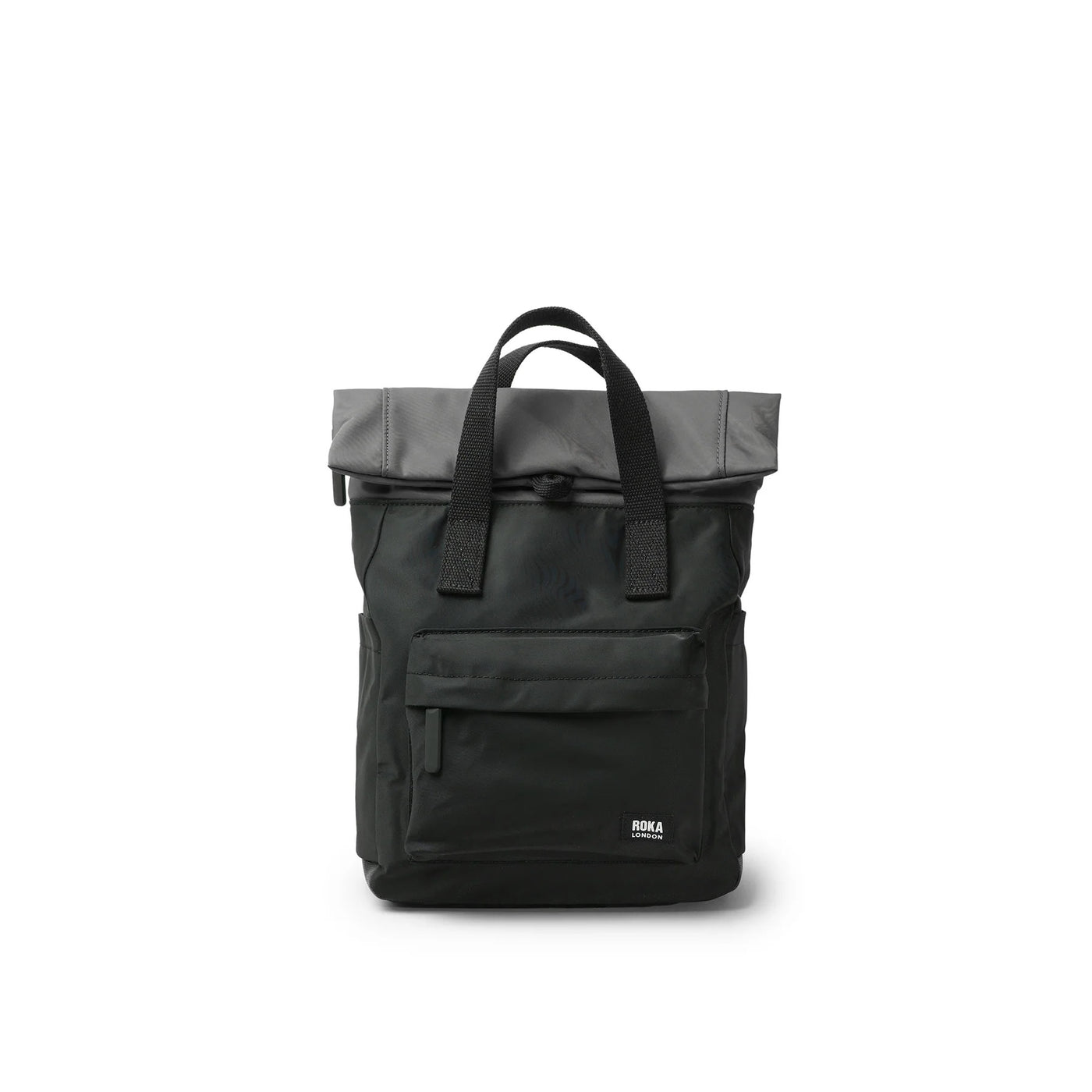 Roka Canfield B Backpack - SMALL - Recycled Nylon - Black/Graphite