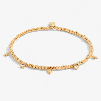 Joma Jewellery - Stacks of Style CZ Set of 2 Star Bracelets - Gold