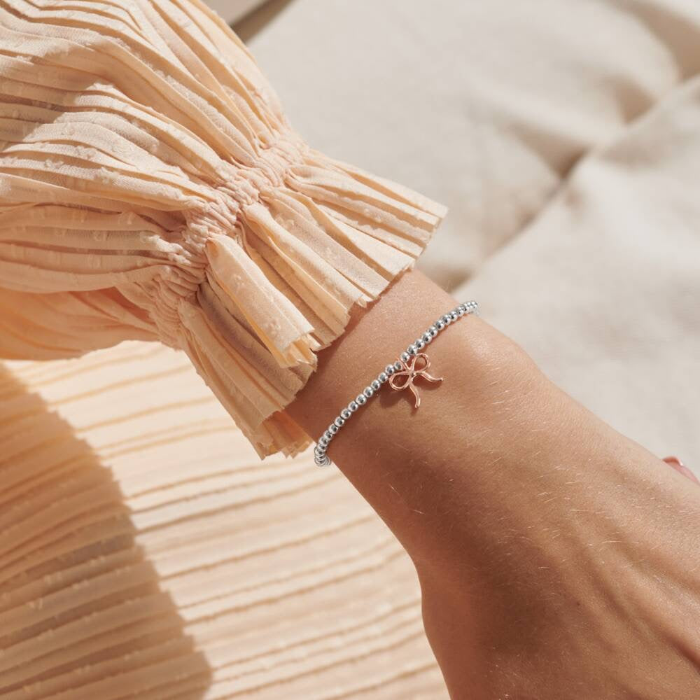 Joma Jewellery - 'A Little You Are All Things Lovely' Bracelet -Silver/Rose Gold