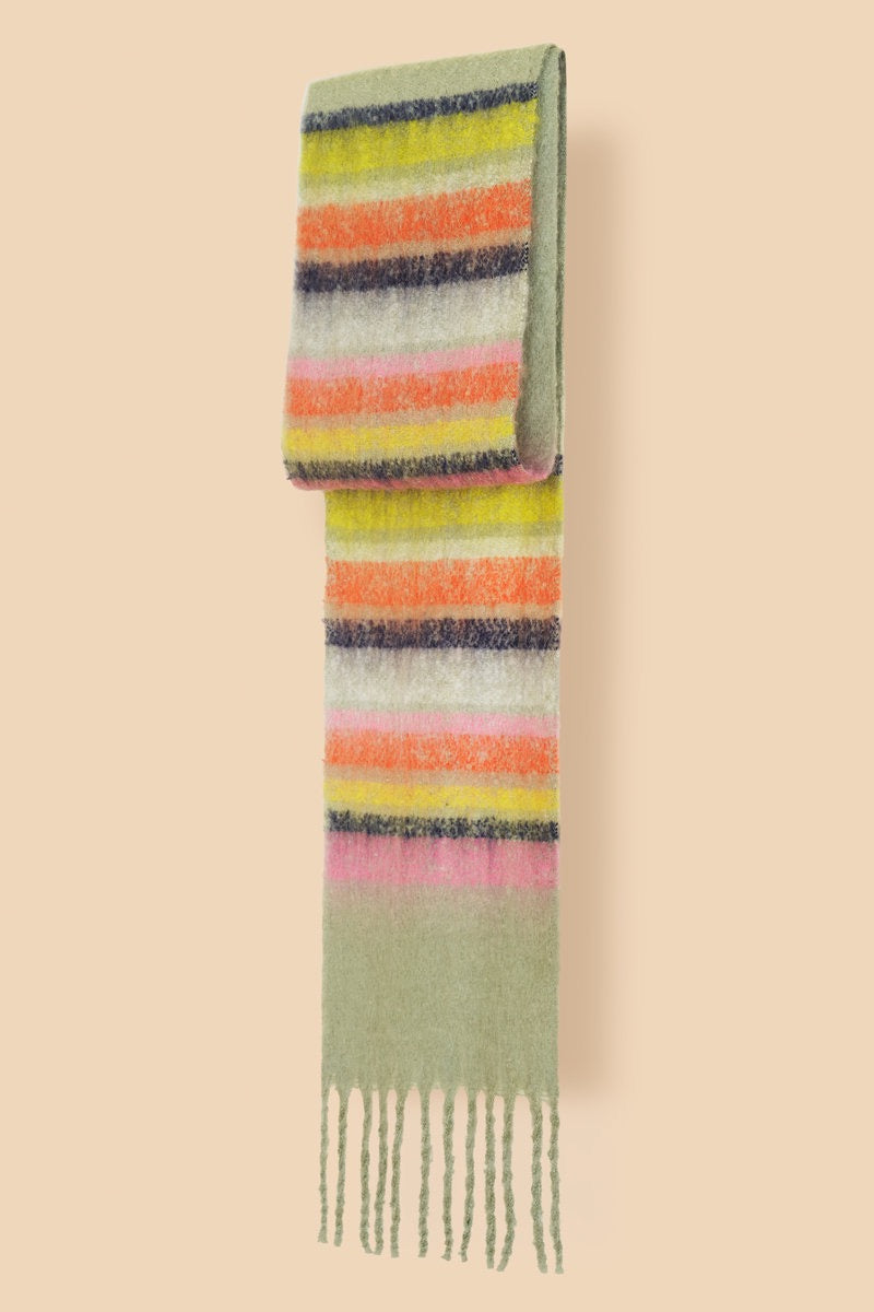 Powder Sammy Cosy Scarf - Moss Gren/Multi