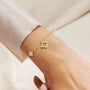 Joma Jewellery Style Stories - Pave Clover Chain Bracelet  - Gold