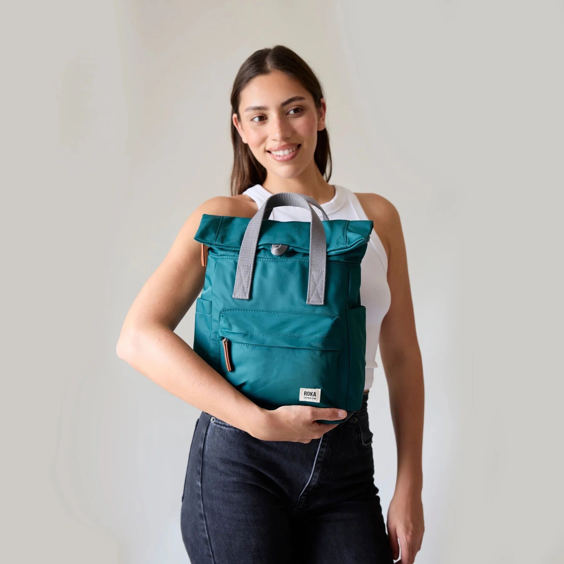 Roka Canfield B Backpack-Recycled Nylon - SMALL - Sand