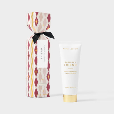 Katie Loxton Cracker Hand Cream - Friend - Almond & Vanilla Flower