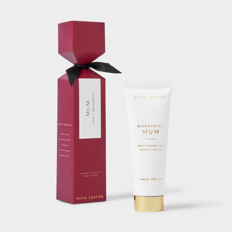 Katie Loxton Cracker Hand Cream - Mum - Almond & Vanilla Flower