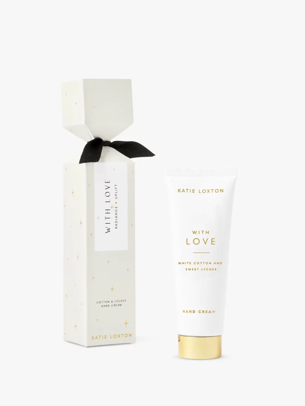 Katie Loxton Cracker Hand Cream - With Love - White Cotton & Sweet Lychee