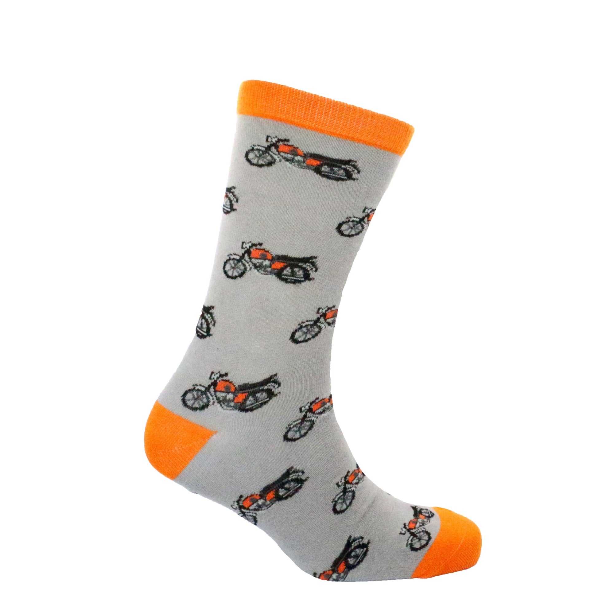 David Aster Motorbikes Luxury Combed Cotton Socks