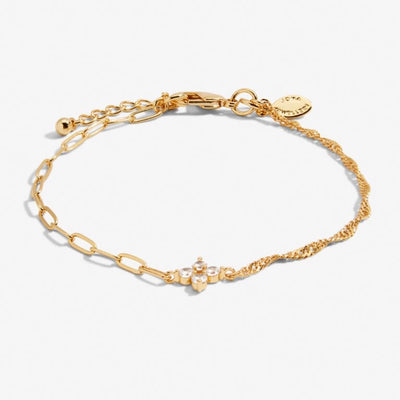 Joma Jewellery - Stacks of Style CZ Set of 2 Star Bracelets - Gold