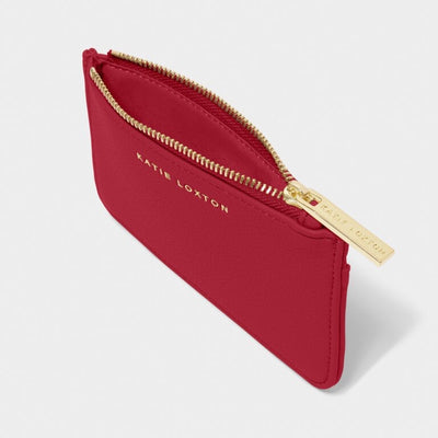 Katie Loxton Hana Coin & Cardholder Purse - Garnet Red