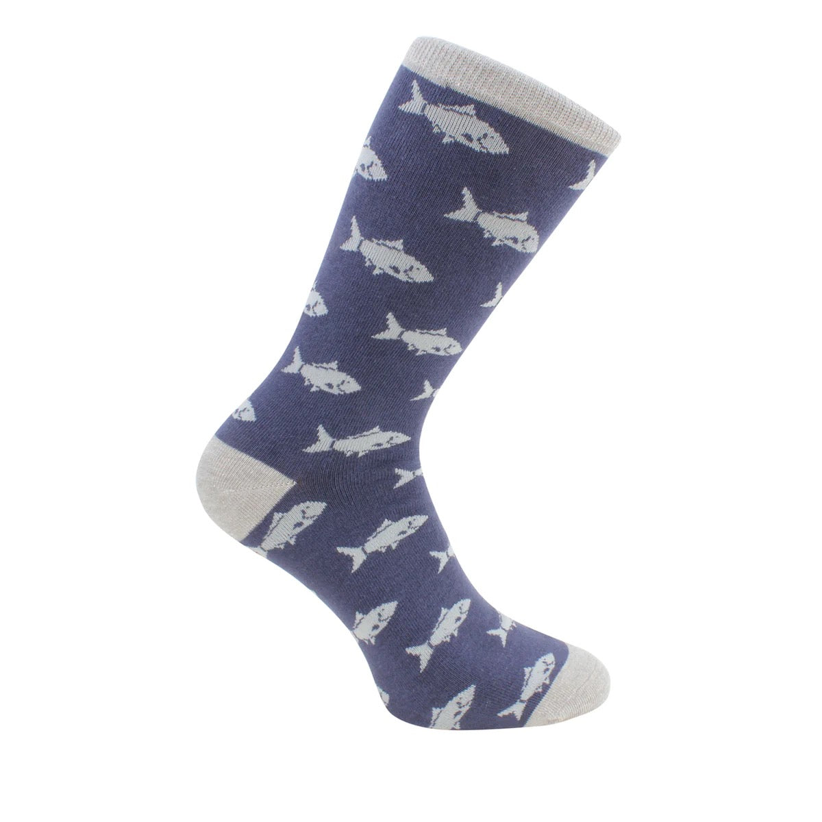 David Aster Fishing Luxury Combed Cotton Socks