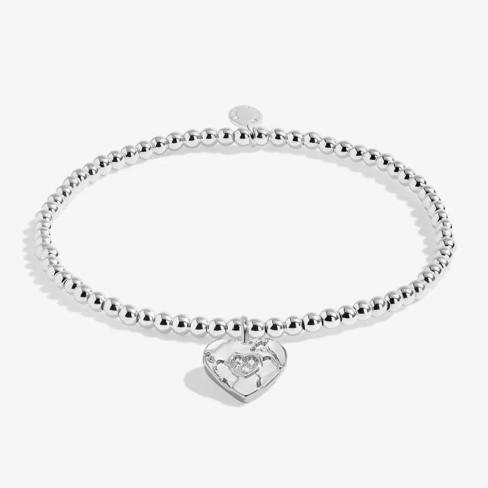 Joma Jewellery - 'A Little Your Friendship Means the World To Me' Bracelet -Silver
