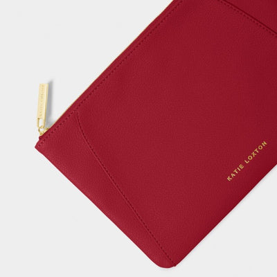 Katie Loxton Hana Pouch - Garnet Red