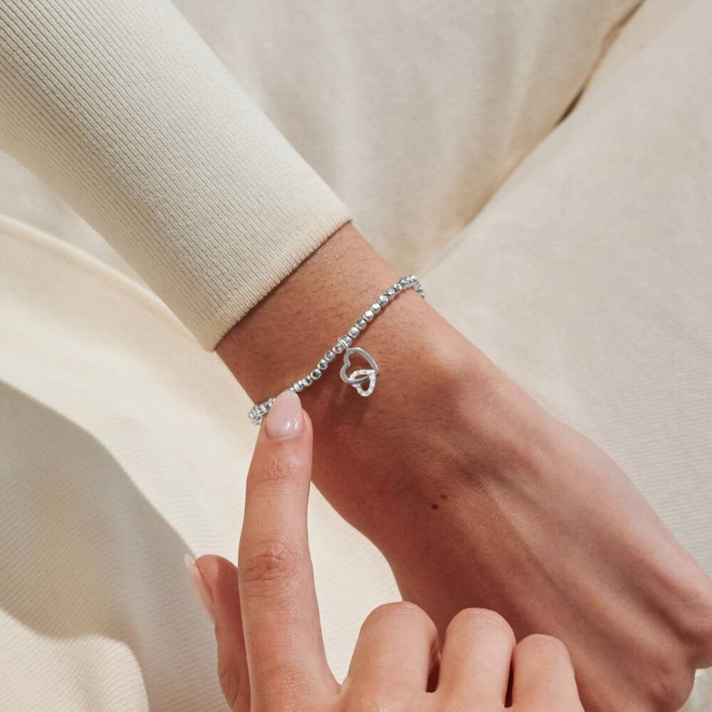 Joma Jewellery Forever Yours Bracelet - "Treasured Auntie' - Silver Plated Bracelet