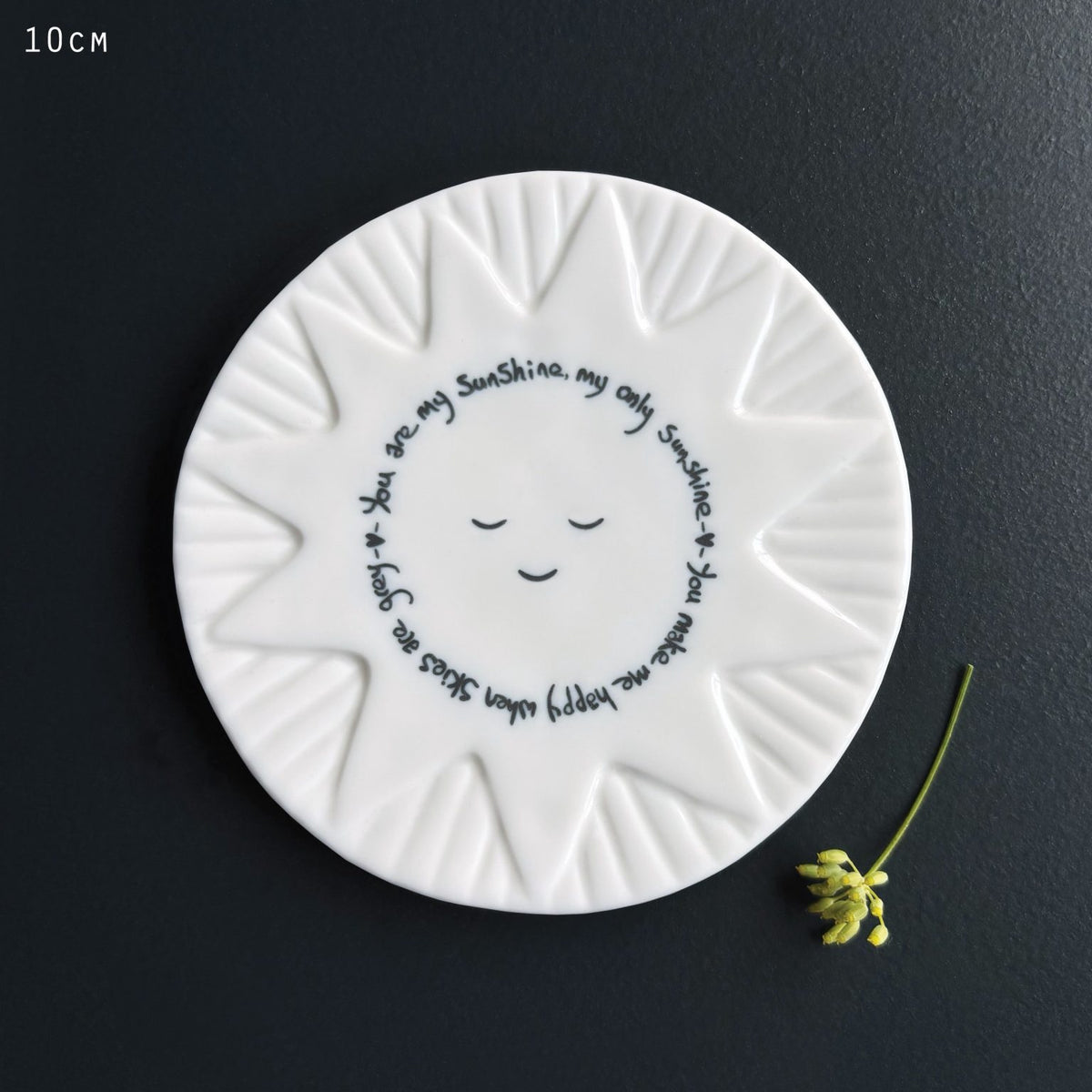 East Of India Ceramic - Round Sun Coaster - You are My Sunshine
