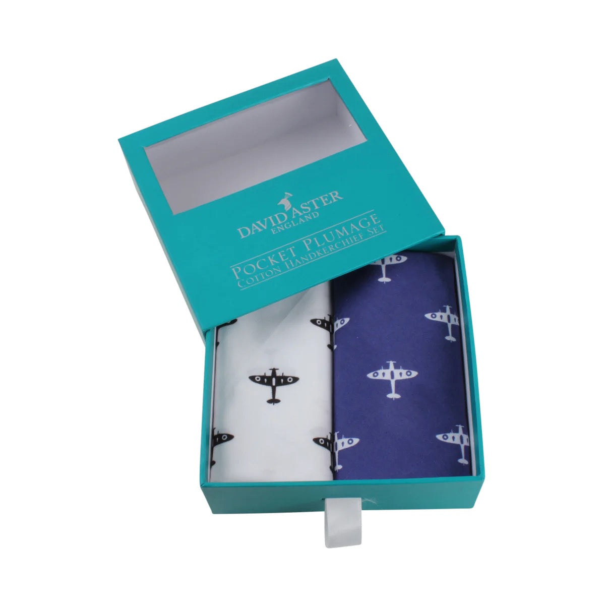 David Aster Spitfire Cotton Handkerchief - Pack of 2