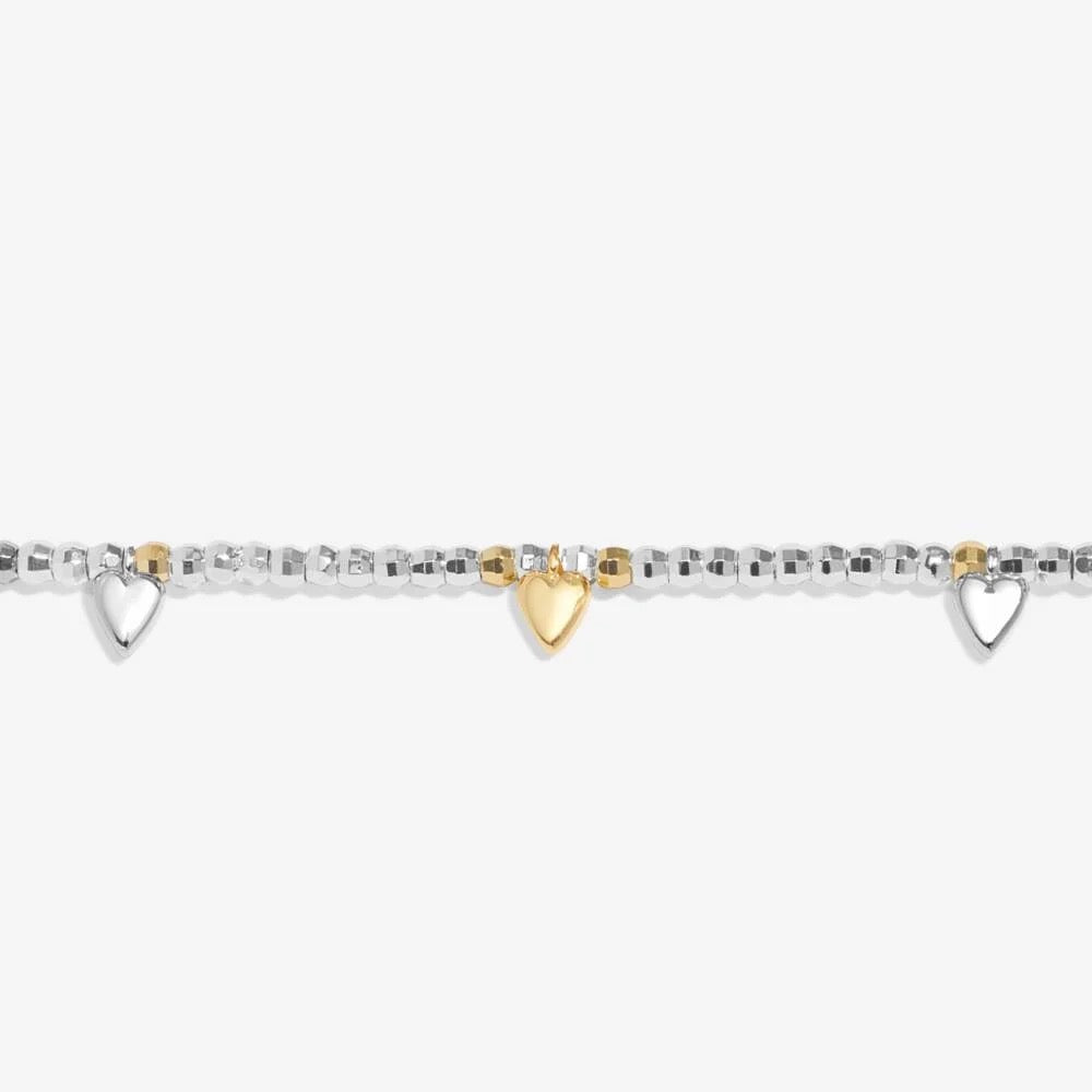 Joma Jewellery Sparkle Confetti - Amazing Sister - Silver &amp; Gold Plated Bracelet