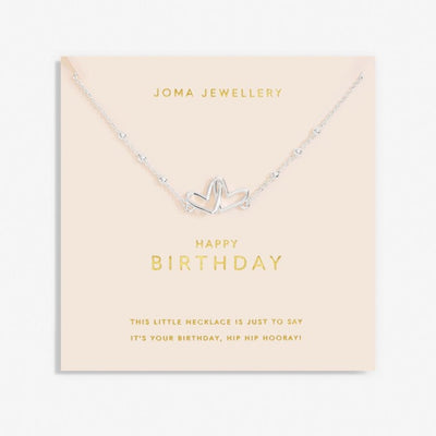 Joma Jewellery - Forever Yours - Happy Birthday Necklace