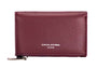 David Jones (DJ0087) Small Zip Pocket & Tri-Fold Purse - Windsor Wine