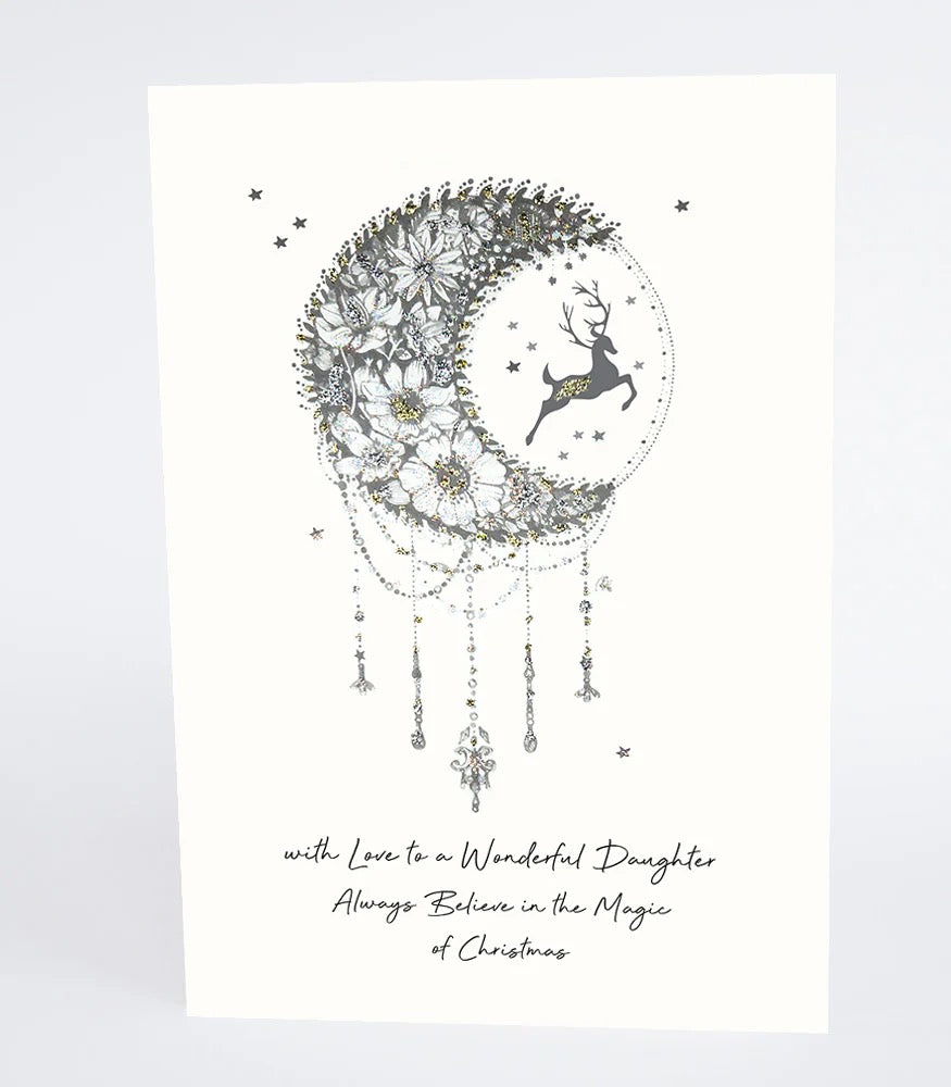 Counting Stars Daughter Believe in the Magic of Christmas Card