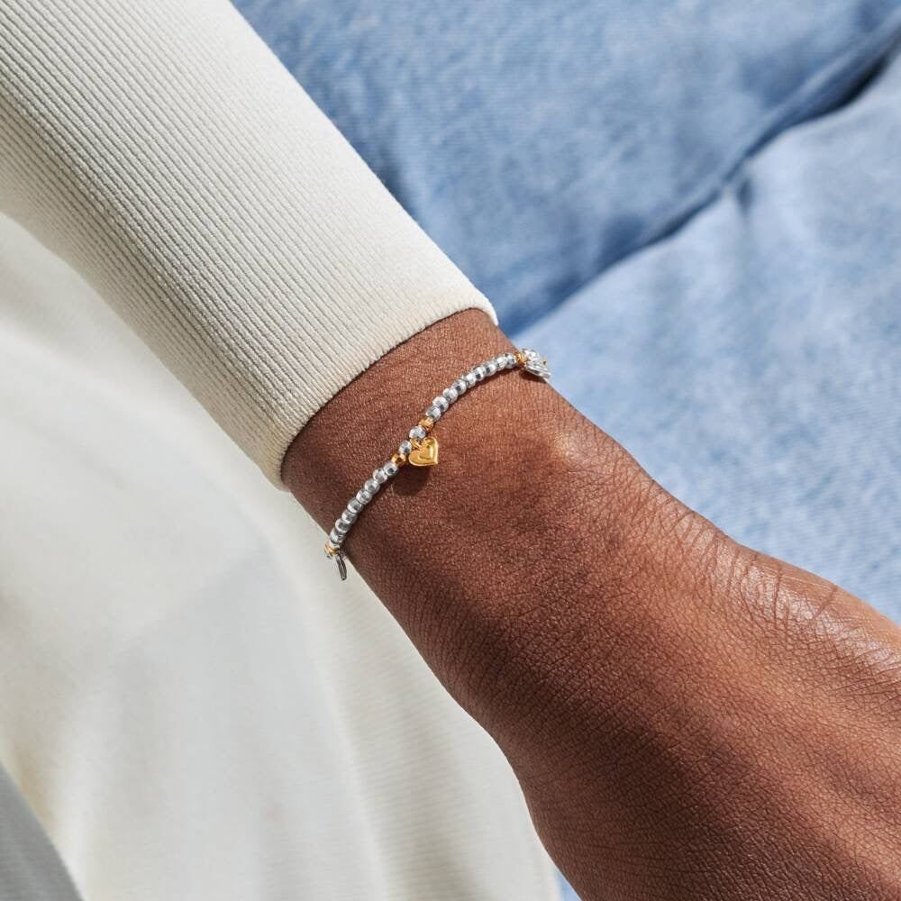 Joma Jewellery Sparkle Confetti - Beautiful Bride - Silver &amp; Gold Plated Bracelet