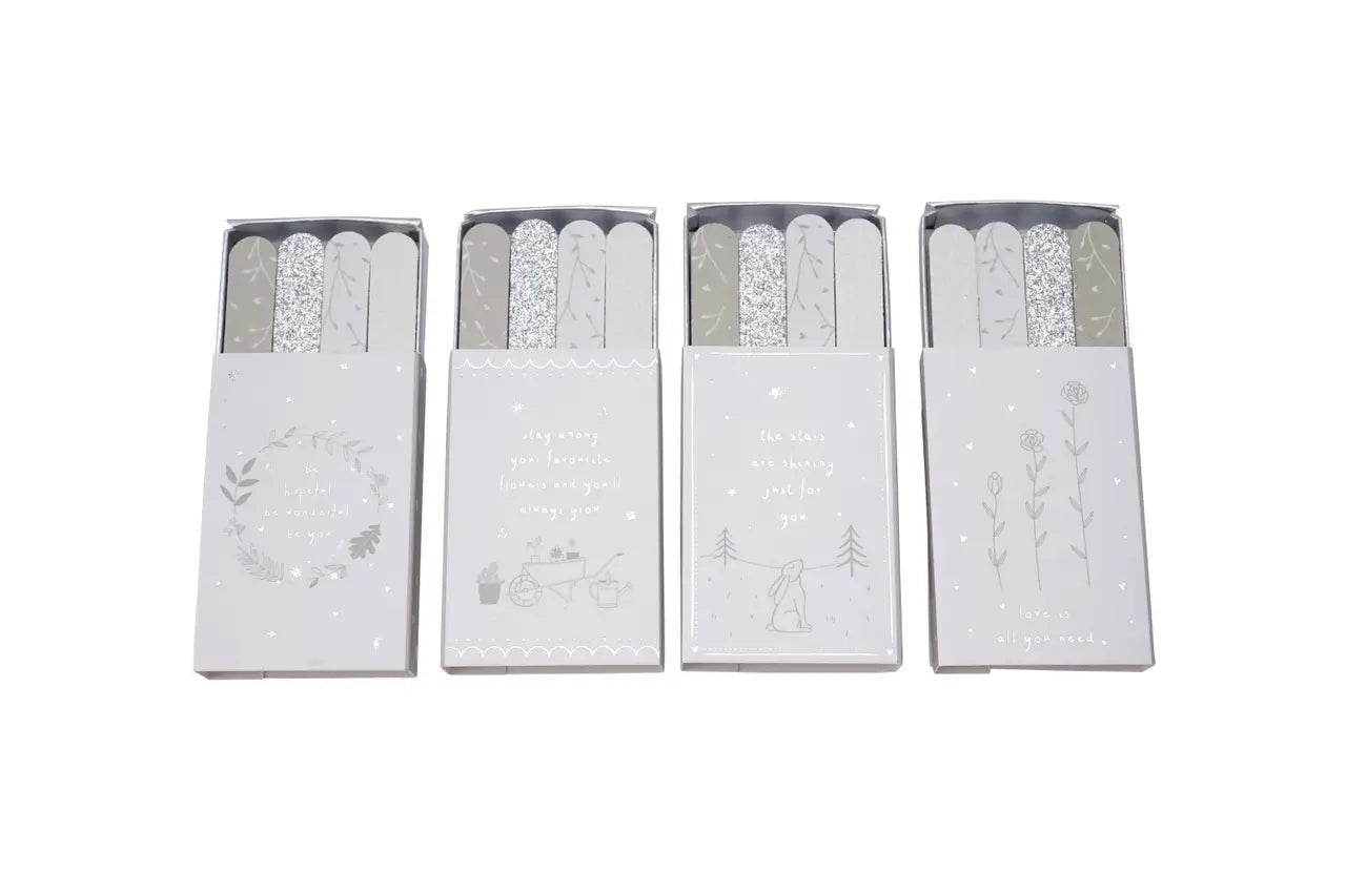 Send With Love Sentiments Matchbox Nail Files
