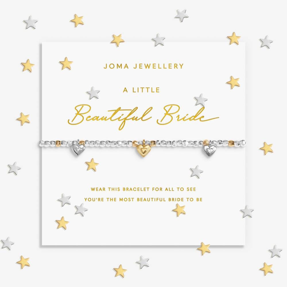 Joma Jewellery Sparkle Confetti - Beautiful Bride - Silver &amp; Gold Plated Bracelet