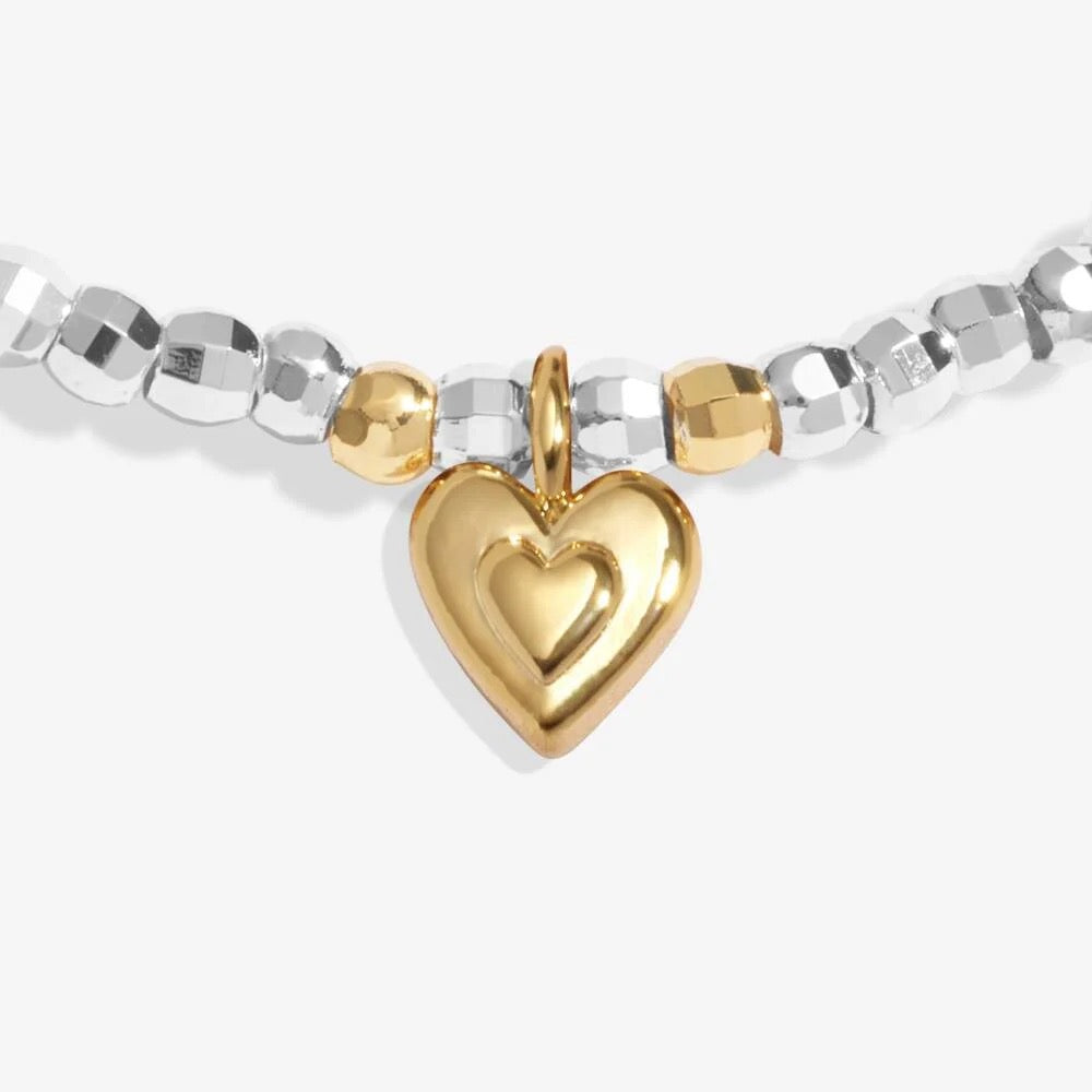 Joma Jewellery Sparkle Confetti - Beautiful Bride - Silver &amp; Gold Plated Bracelet