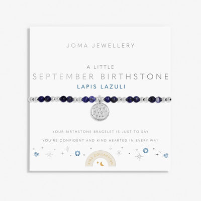 Joma Jewellery - Girls  - A Little September Birthstone Bracelet - Lapis Lazuli