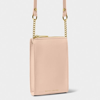 Katie Loxton Zana Mini Slim Phone Crossbody Bag - Nude Pink