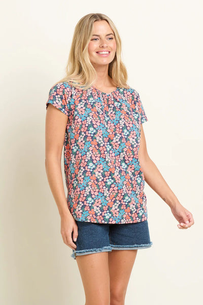Brakeburn Women's Millie Floral T-Shirt - Multicoloured