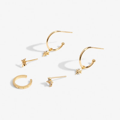 Joma Jewellery - Stacks of Style CZ Earrings Multi Set - Gold