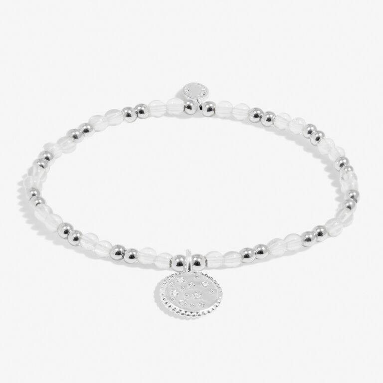 Joma Jewellery - Girls  - A Little April Birthstone Bracelet - Rock Crystal