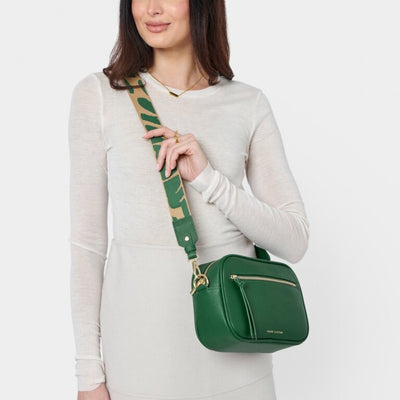 Katie Loxton Hallie Double Strap Crossbody Bag - Emerald Green