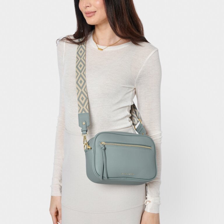 Katie Loxton Hallie Double Strap Crossbody Bag - Duck Egg Blue