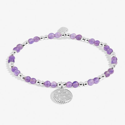 Joma Jewellery - Girls  - A Little February Birthstone Bracelet - Amethyst