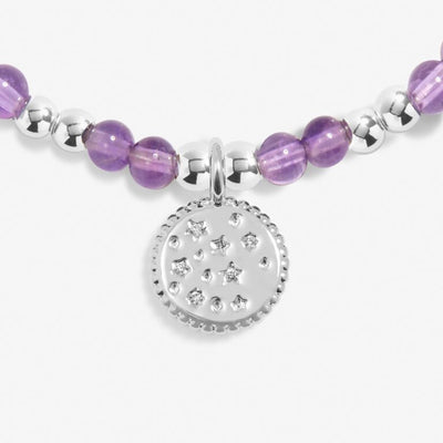 Joma Jewellery - Girls  - A Little February Birthstone Bracelet - Amethyst