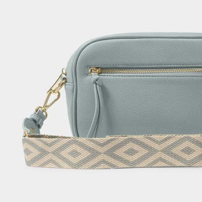 Katie Loxton Hallie Double Strap Crossbody Bag - Duck Egg Blue