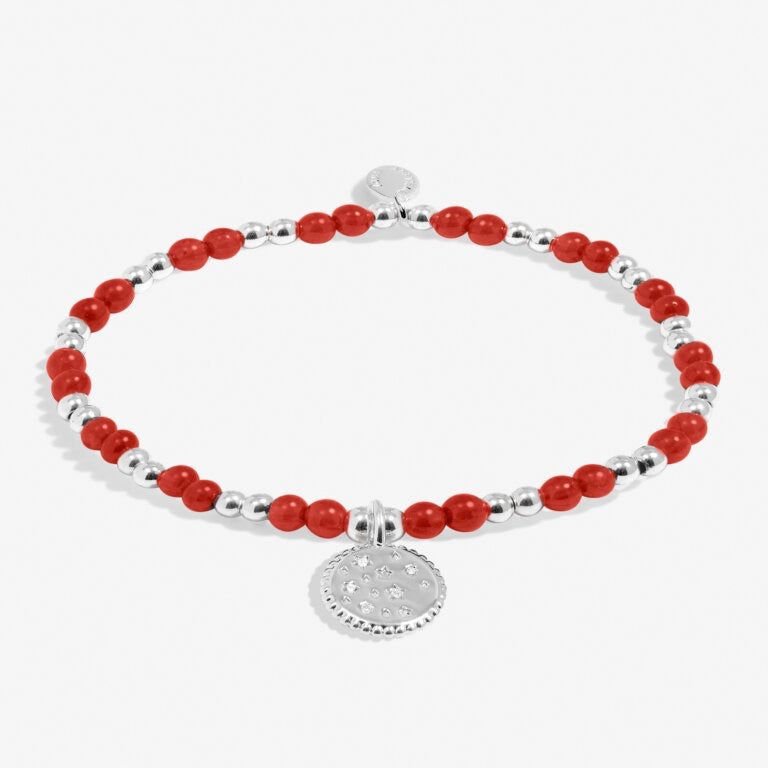 Joma Jewellery - Girls  - A Little January Birthstone Bracelet - Garnet