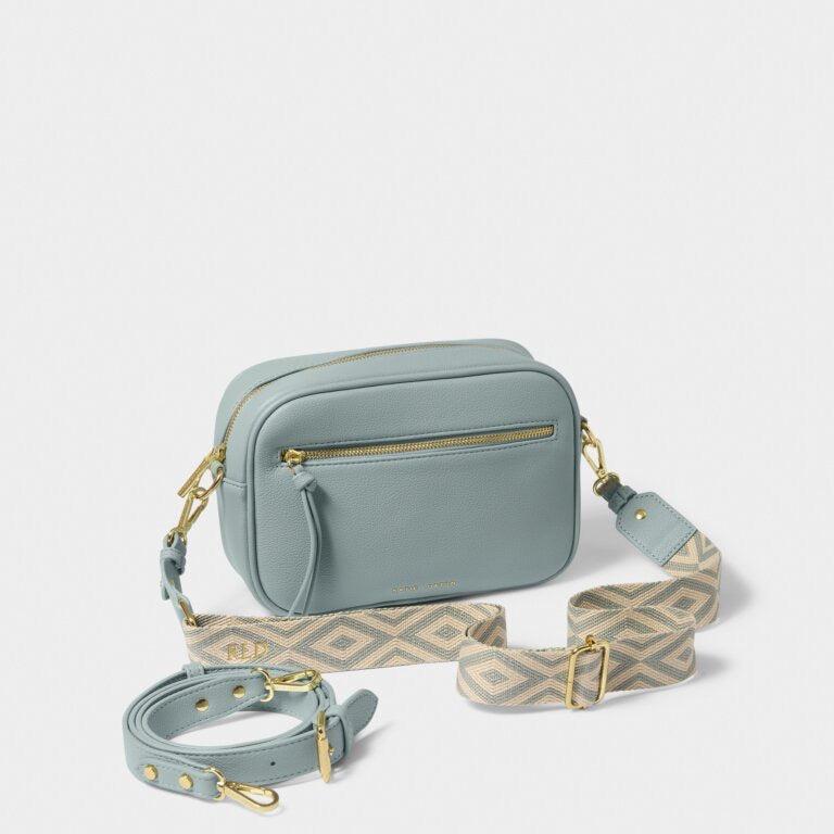 Katie Loxton Hallie Double Strap Crossbody Bag - Duck Egg Blue