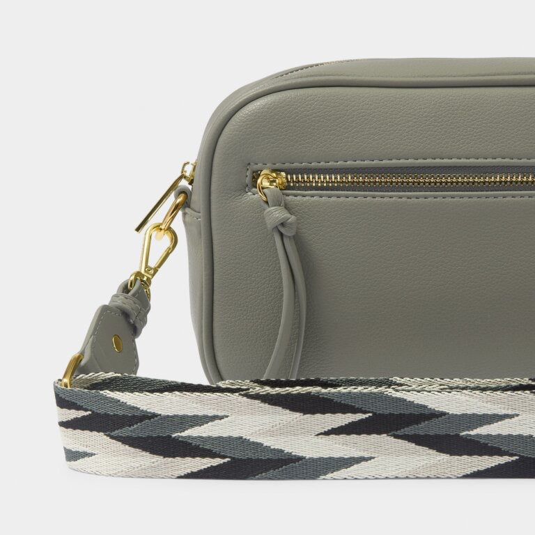 Katie Loxton Hallie Double Strap Crossbody Bag - Graphite Green