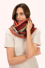 Powder Kayla Fair Isle Winter Snood Scarf - Russet Multi
