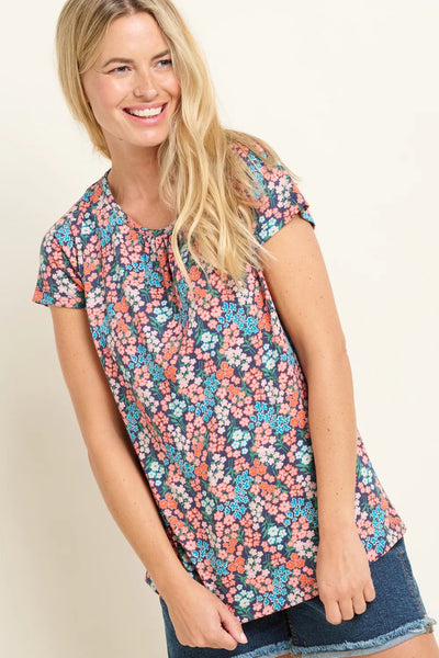 Brakeburn Women's Millie Floral T-Shirt - Multicoloured