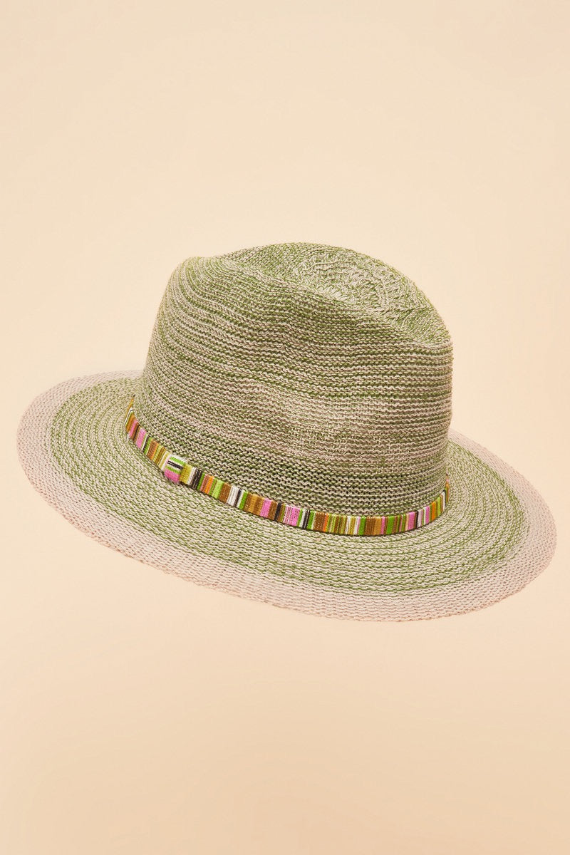 Powder Natalie Summer Hat  - Fern Green