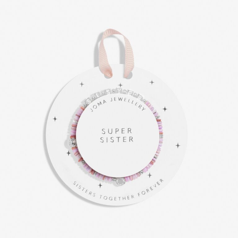 Joma Jewellery - Girls  - Happy Little Moments Bracelet - Super Sister