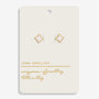 Joma Jewellery - Style Stories - Mother of Pearl Clover Gold Stud Earrings