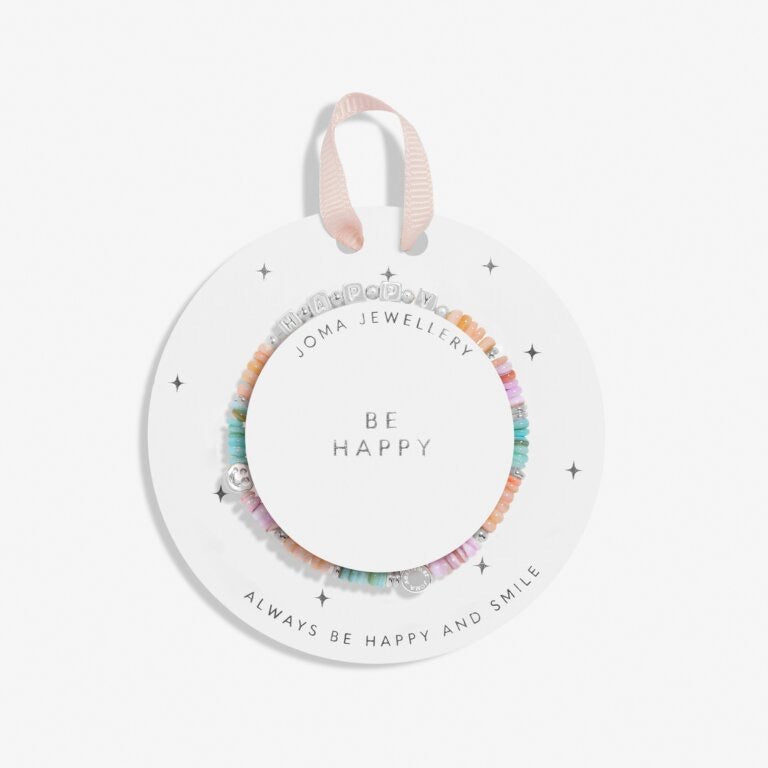 Joma Jewellery - Girls  - Happy Little Moments Bracelet - Be Happy