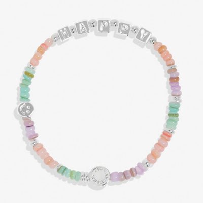 Joma Jewellery - Girls  - Happy Little Moments Bracelet - Be Happy