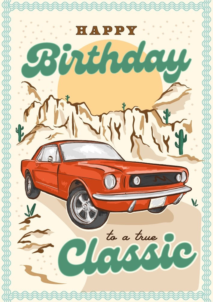 The Art File -  Howdy True Classic Birthday Card
